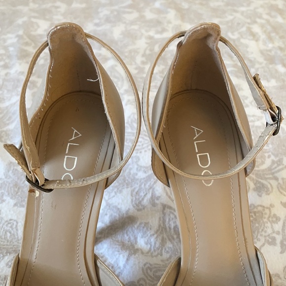 Aldo Pin-Up Inspired Platform Ankle Strap Heels size 37 - Picture 7 of 11
